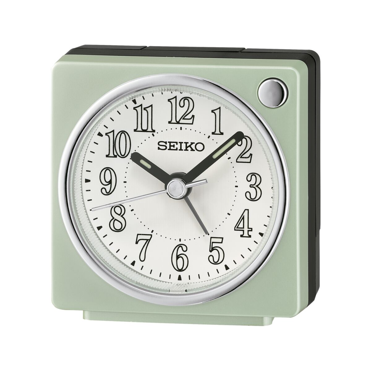 Seiko QHE197M Green Alarm Clock