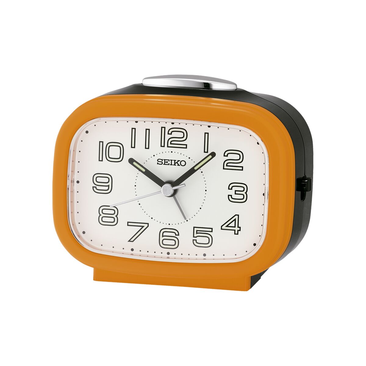 Seiko QHK060E Orange Alarm Clock