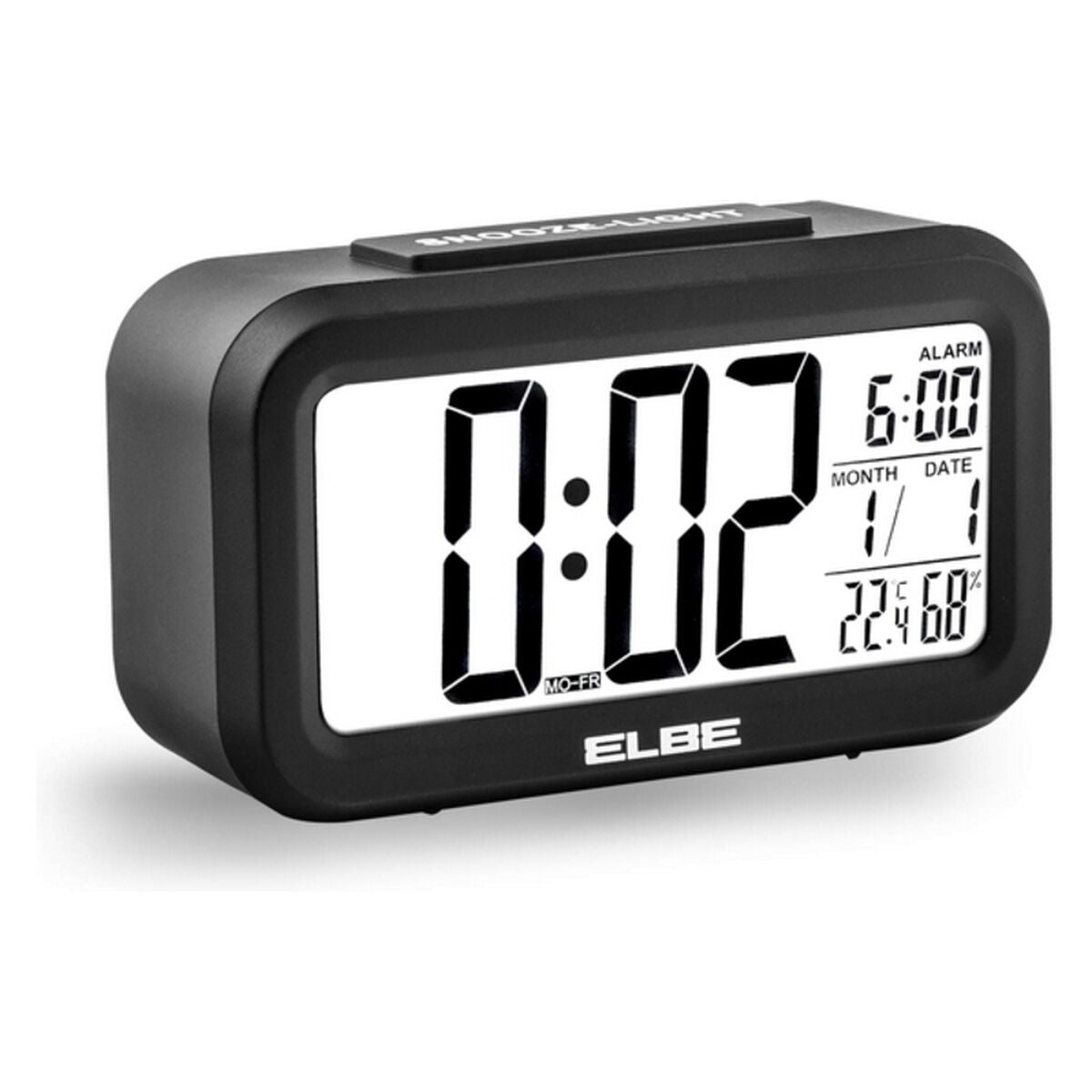 ELBE RD-668 Black 4.4" Alarm Clock