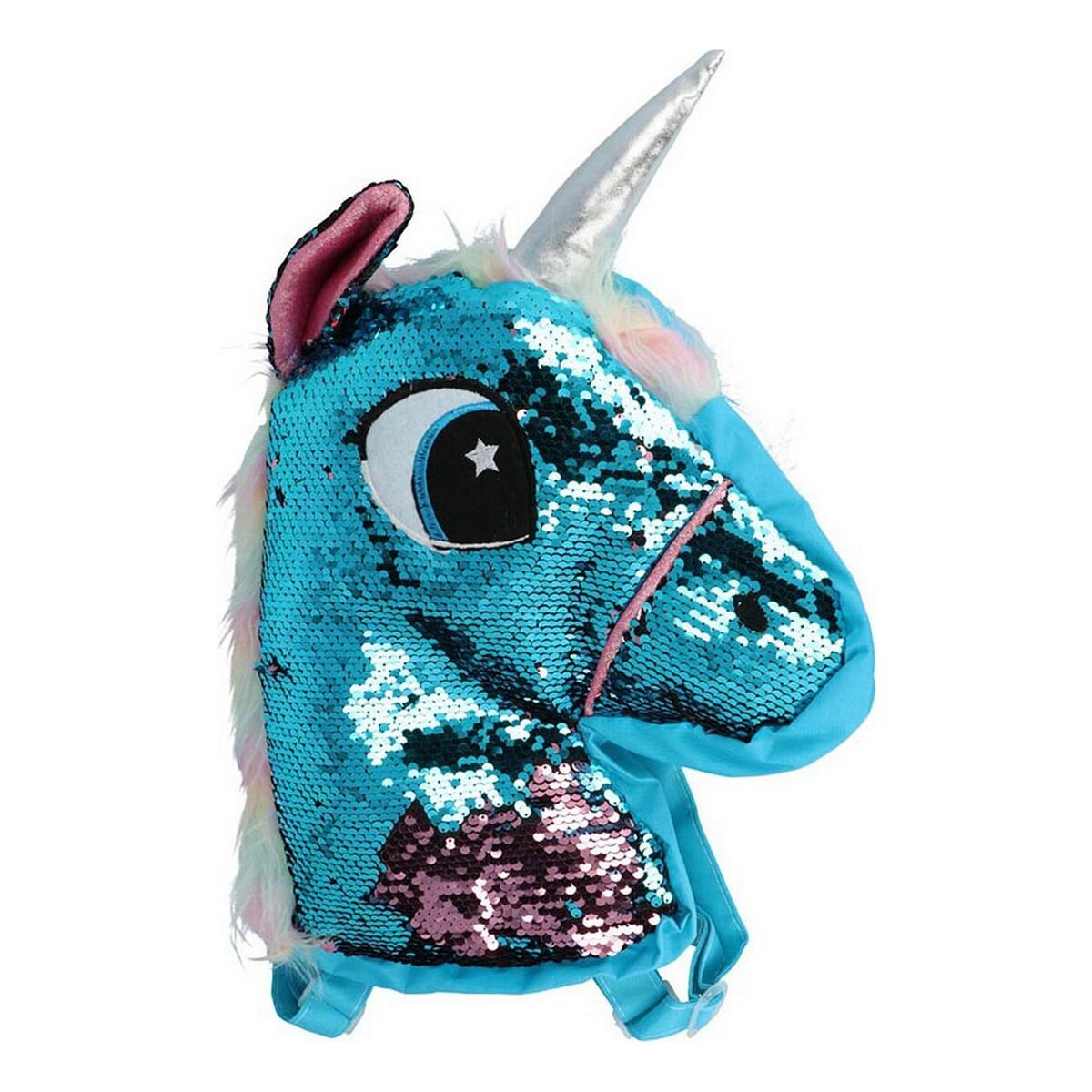 Inca Backpack, Sequined Unicorn Backpack