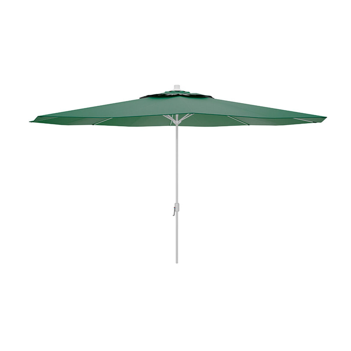 Marbueno Steel Parasol with 8 Ribs, 270 cm, Polyester, Green, for Garden, Pool and Terrace 10188