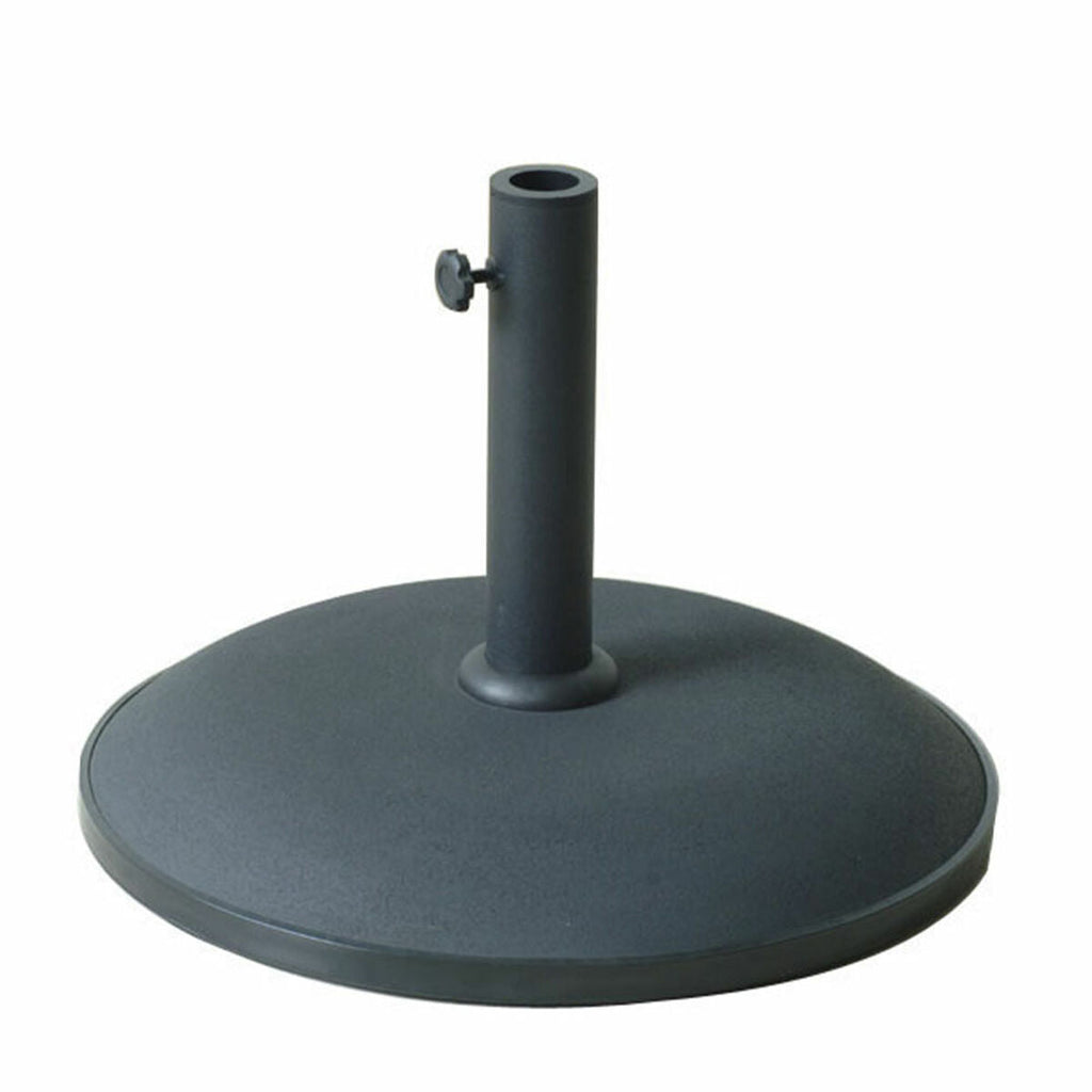 Marbueno Round Umbrella Base 50x37 cm 25KG Black Garden, Pool and Terrace 10452