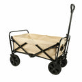 Marbueno Multipurpose Folding Cart 150 KG Beige Garden, Beach and Camping 86x50x59 cm