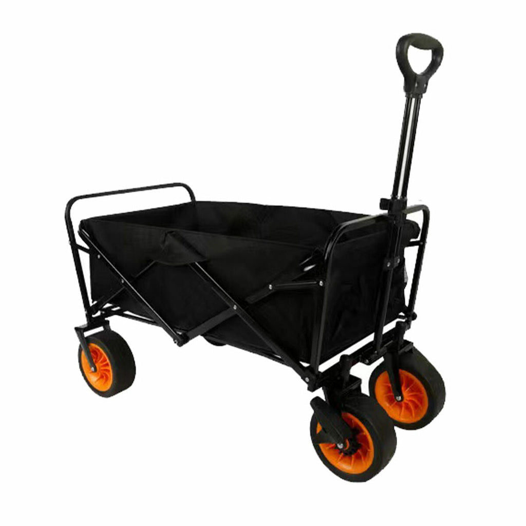 Carrito Multiusos Plegável Marbueno Aço 200 KG Preto Jardim, Praia e Camping 86X50X59 cm