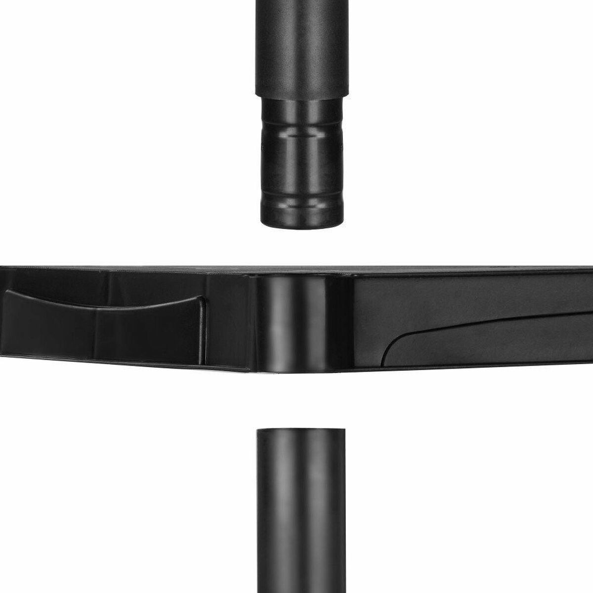 Marbueno Estante 5 Prateleiras Plástico Preto 61x31x171 cm Jardim 10538