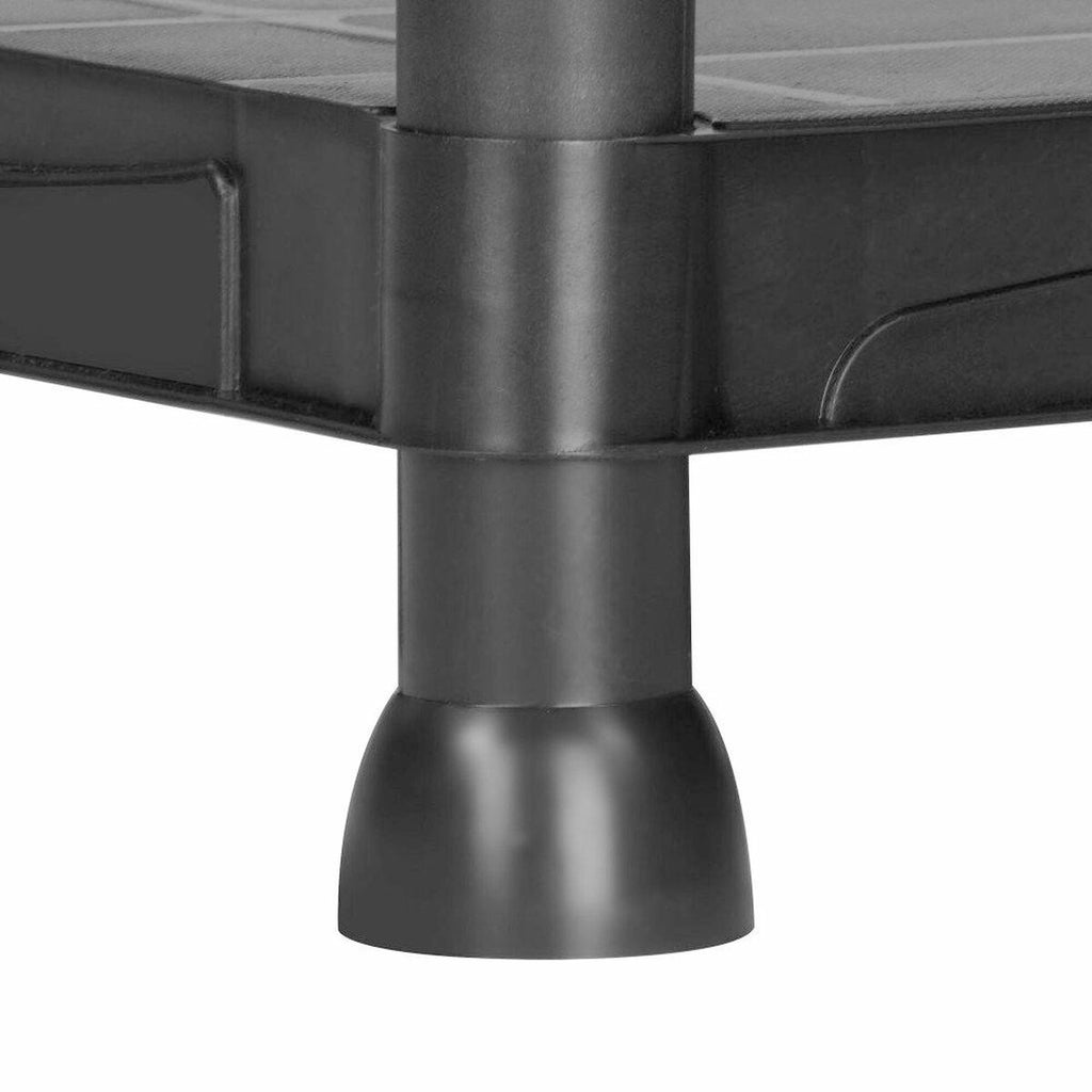 Marbueno 5-Shelf Plastic Bookshelf, Black, 90x40x180 cm, Garden, 10539