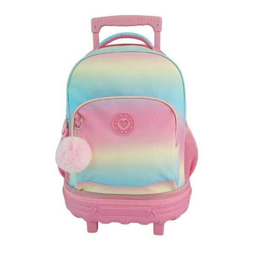 Mochila escolar con ruedas Toybags Blin Blin Gradient Pink