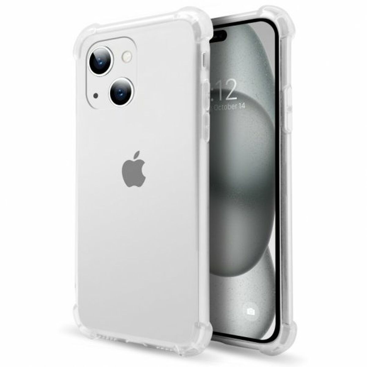 Transparent Apple iPhone 15 Phone Case by PcCom