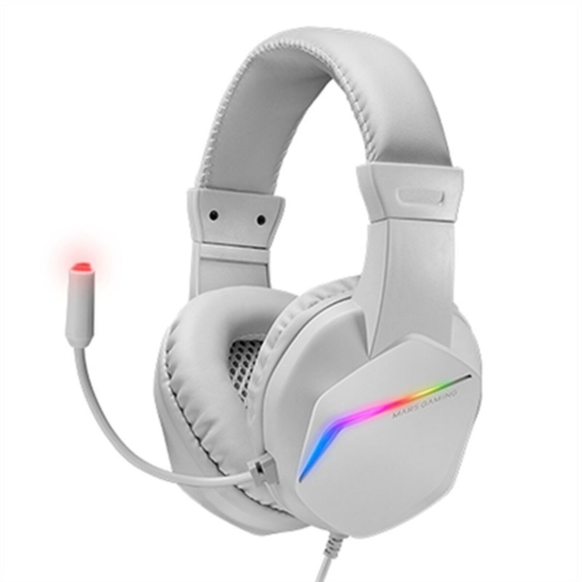 Mars Gaming MH122 White Gaming Headphones with Microphone