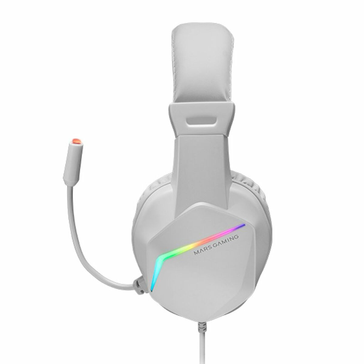 Mars Gaming MH122 White Gaming Headphones with Microphone