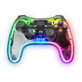 Mars Gaming MGP-24 RGB Transparent Wireless Gamepad | Compatible with PC, Android, and Switch