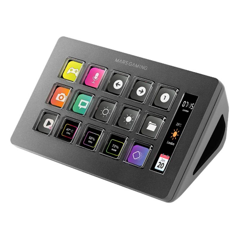 Control Deck Mars Gaming MSD-ONE Slim Black