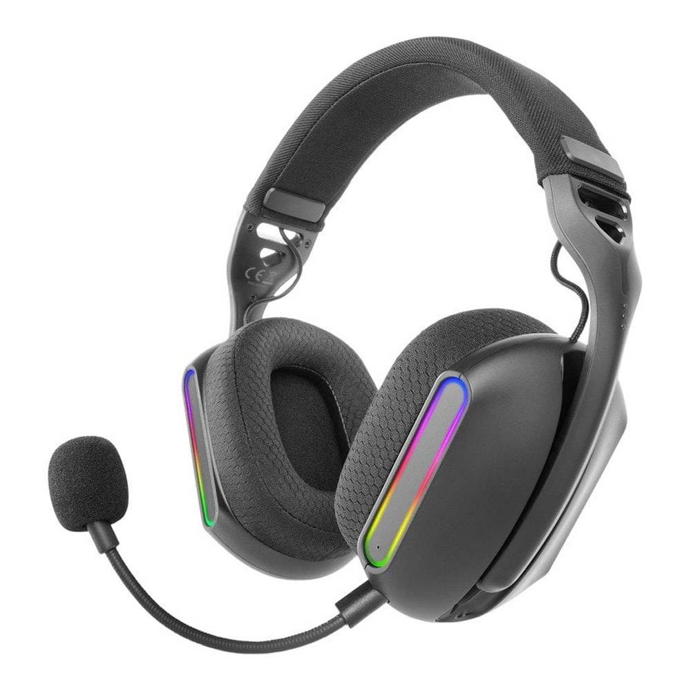 Headset Mars Gaming MHW-PRO ARGB Wireless/Bluetooth 7.1 Surround Black