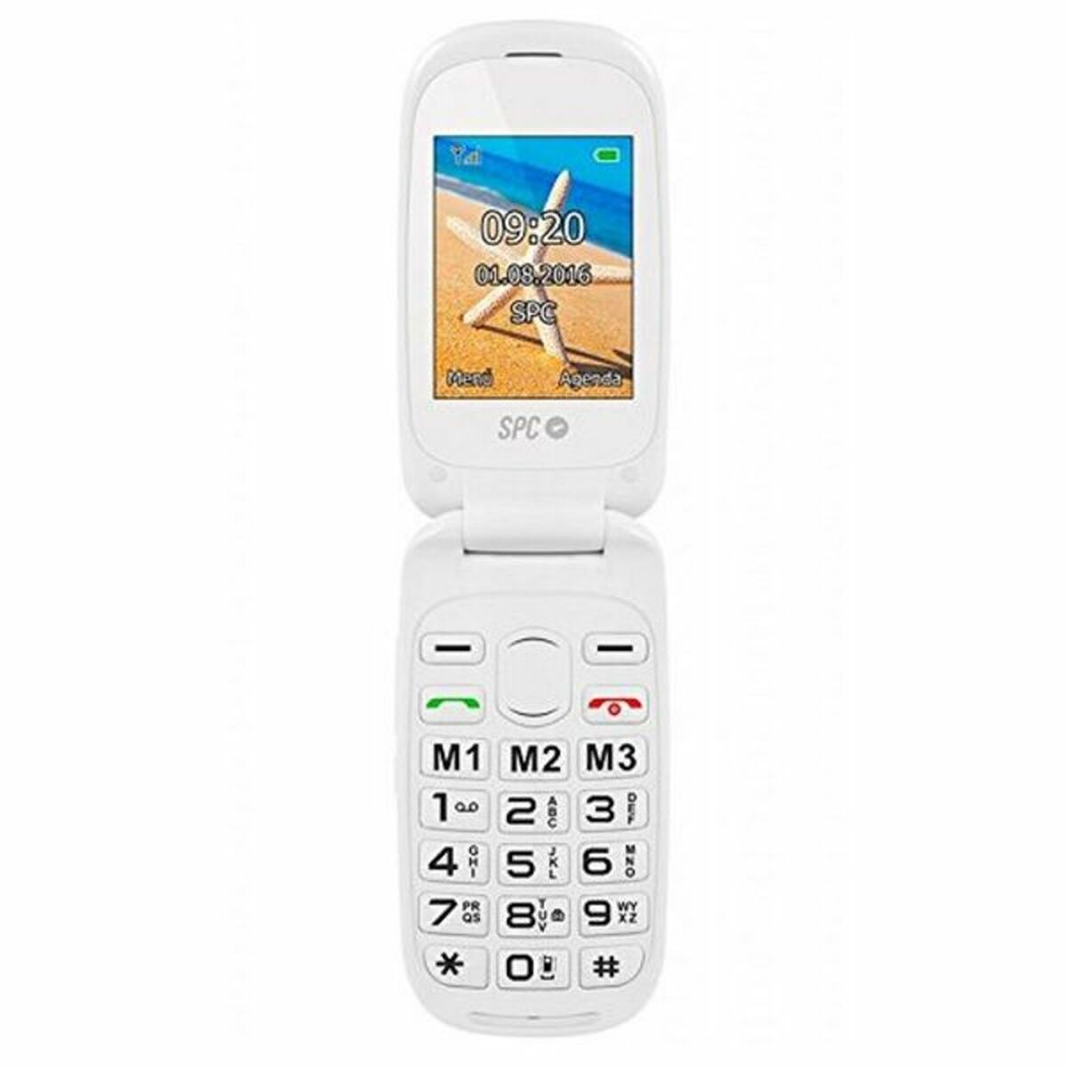 Telefone Telemóvel SPC Internet HARMONY WHITE Bluetooth FM 2,4" Branco