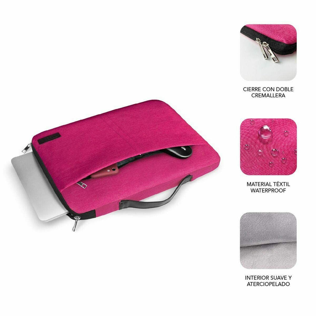 Mala para Portátil Subblim Elegant Cor de Rosa