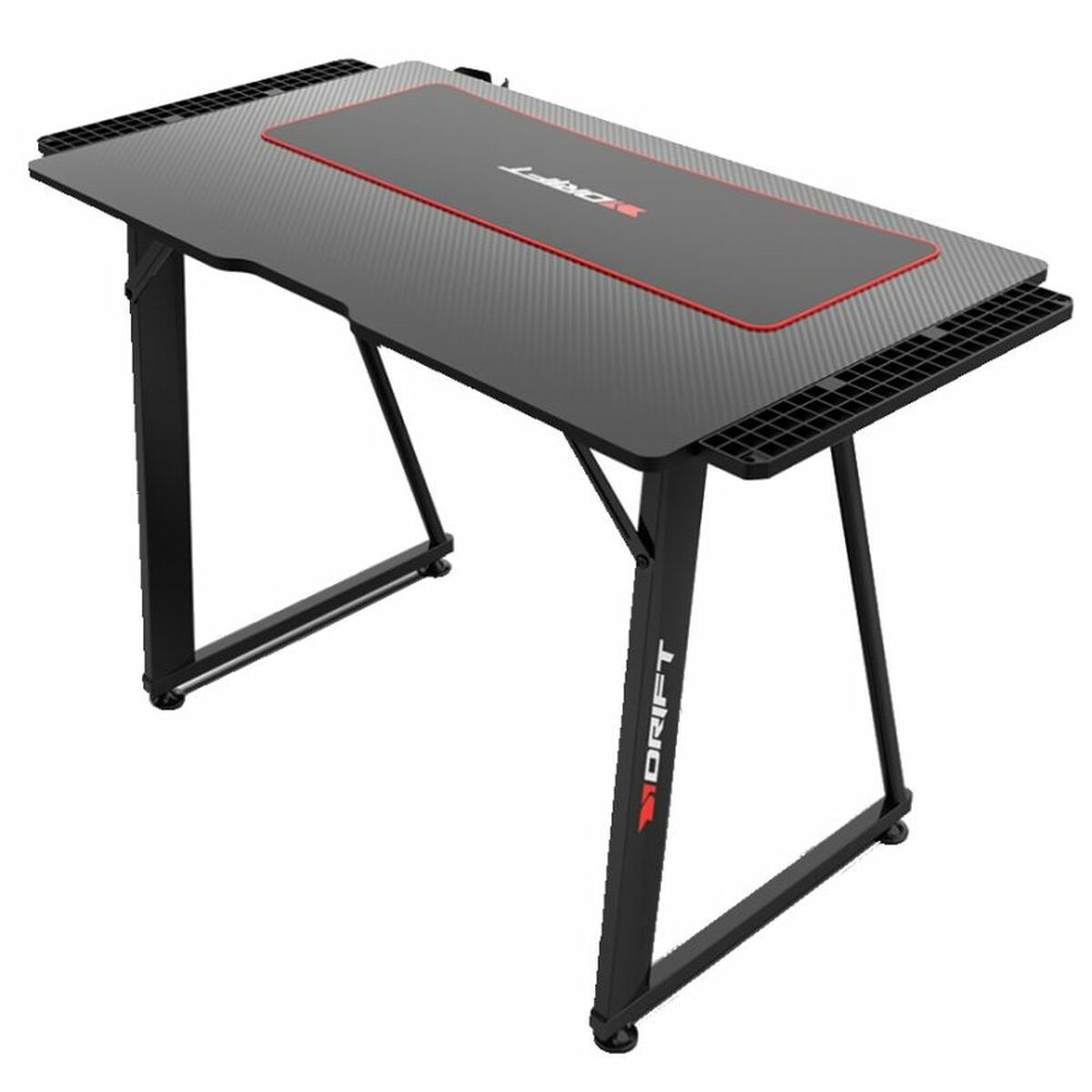 DRIFT GAMING Table DRDZ75 Black/Red 100 x 60 cm