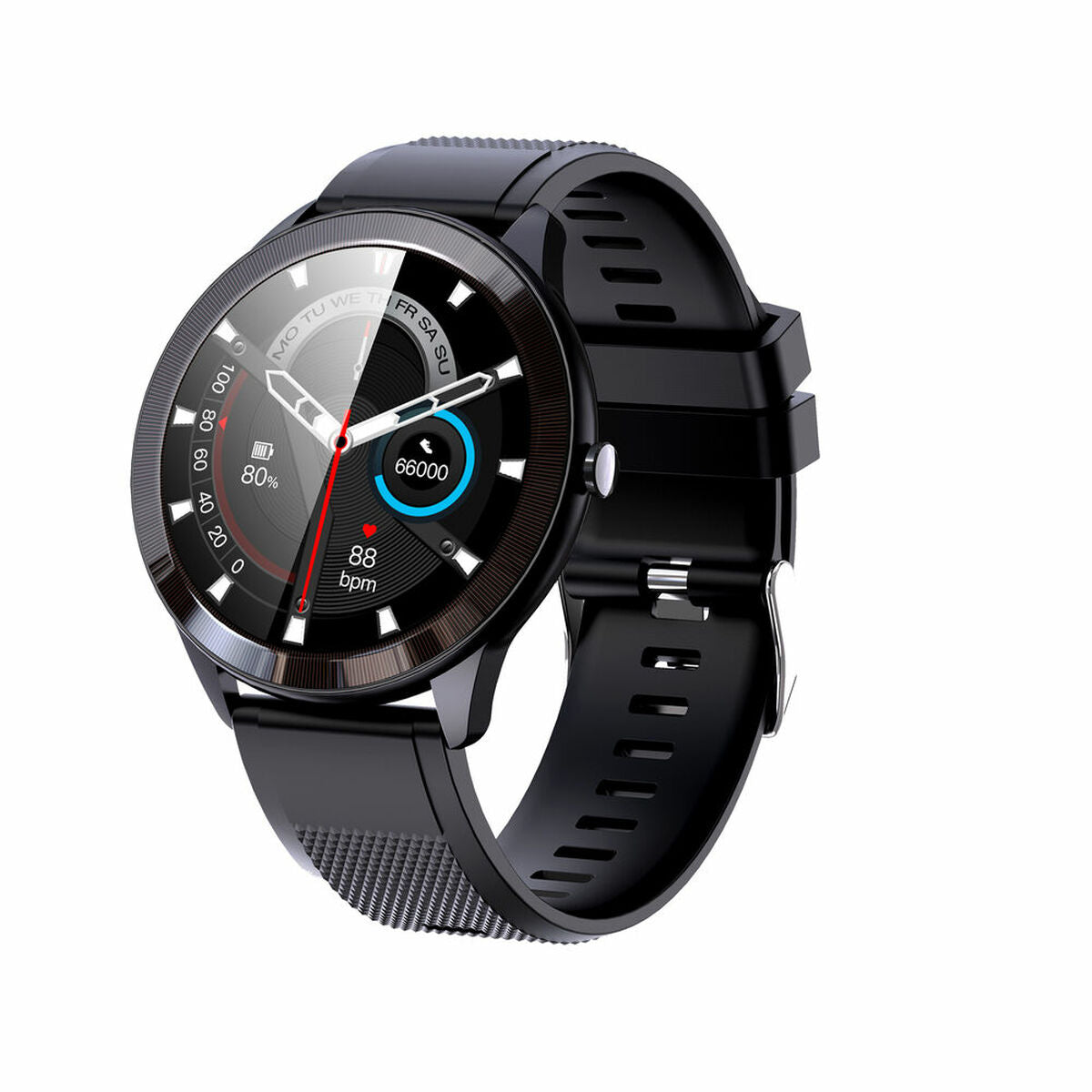 Smartwatch LEOTEC Wave Preto IPS 200 mAh Bluetooth 5.0 1,28"