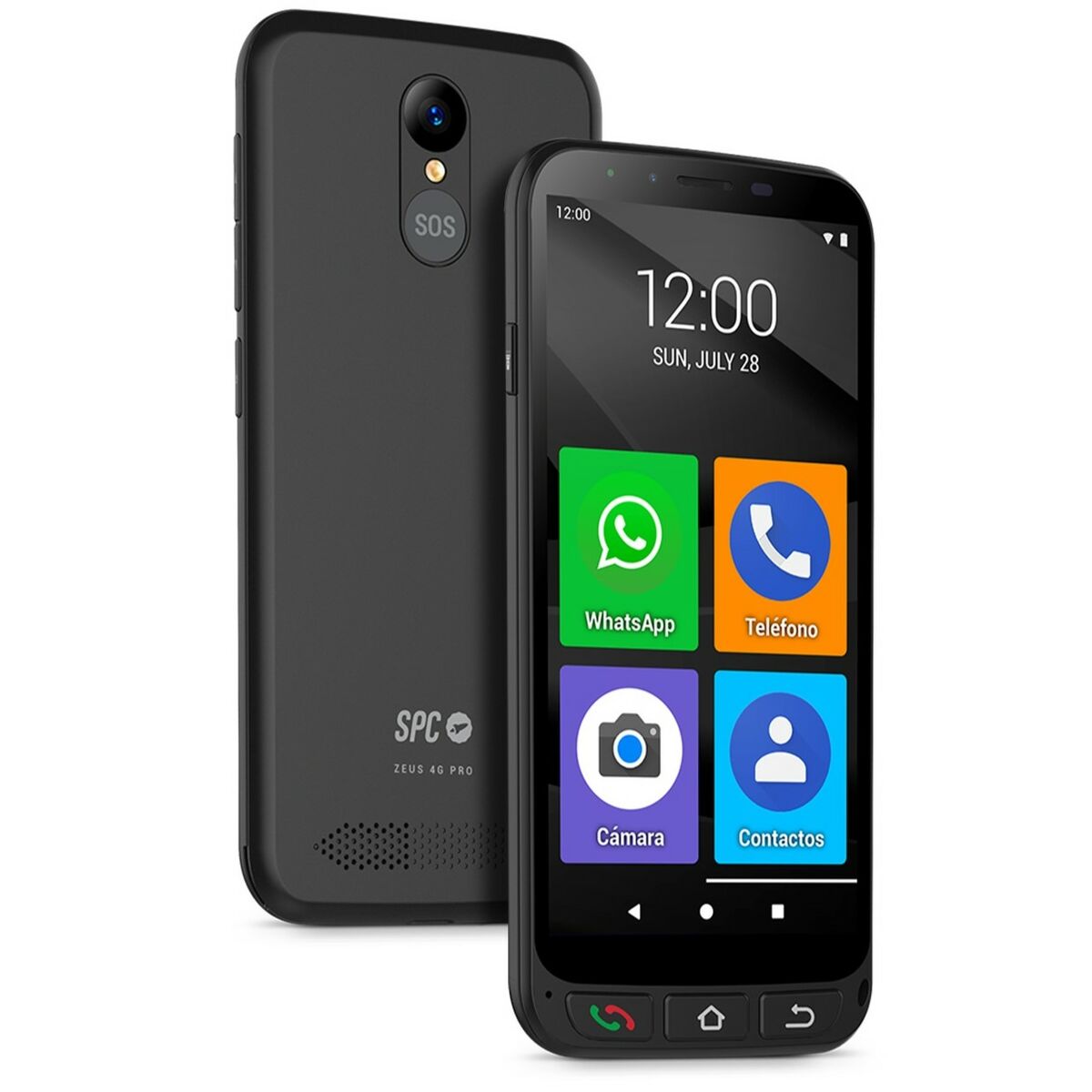 Telefone Telemóvel SPC ZEUS 4G PRO 5,5" 4 GB RAM 4 GB 64 GB Preto