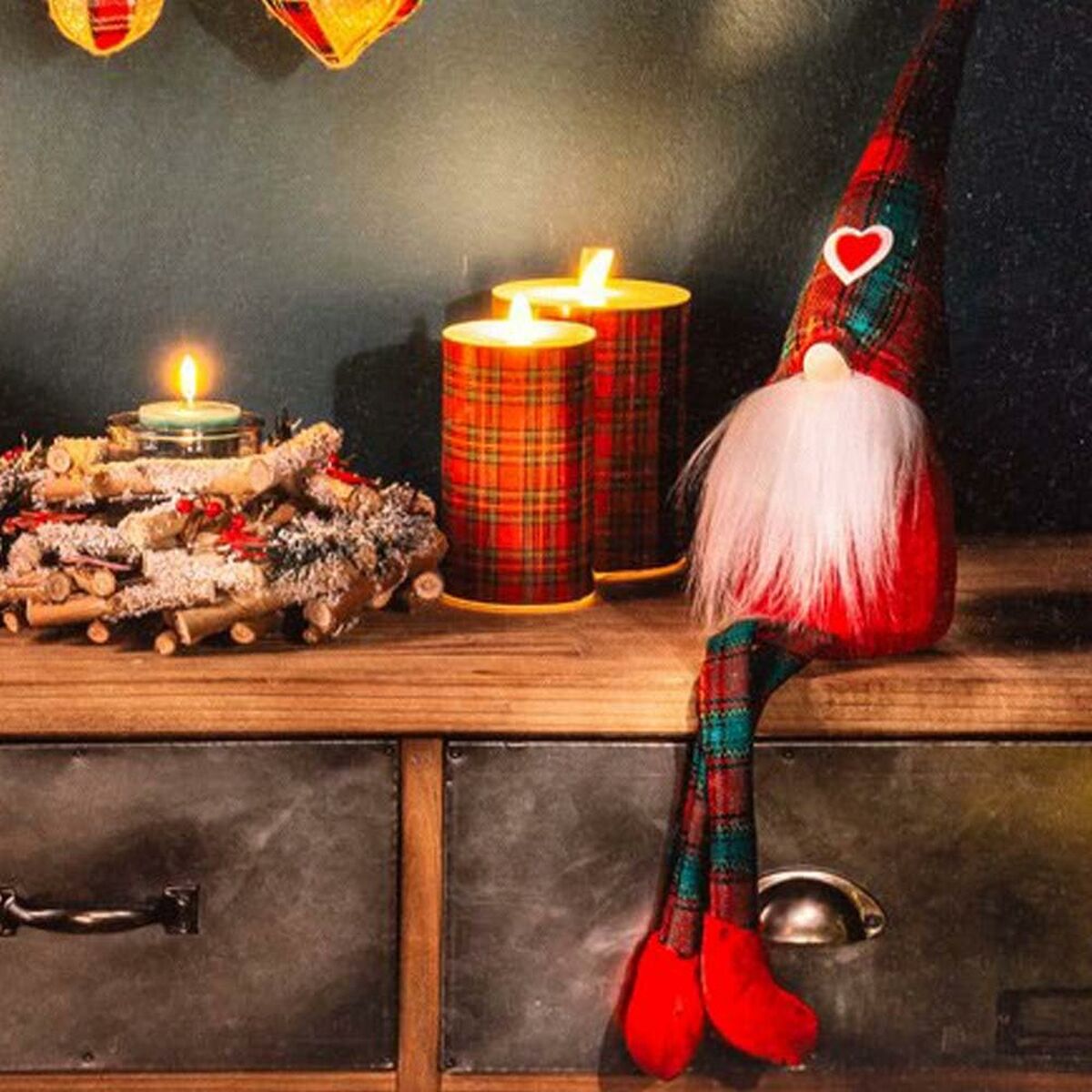 Multicolor Christmas Light Decoration 60 x 1.8 x 40 cm