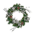 Christmas wreath Krist+ K1912698-1 Pineapples Silver Green 60 x 13 x 60 cm