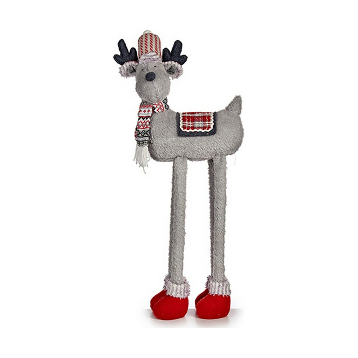 Christmas Reindeer 1 m Red Gray White