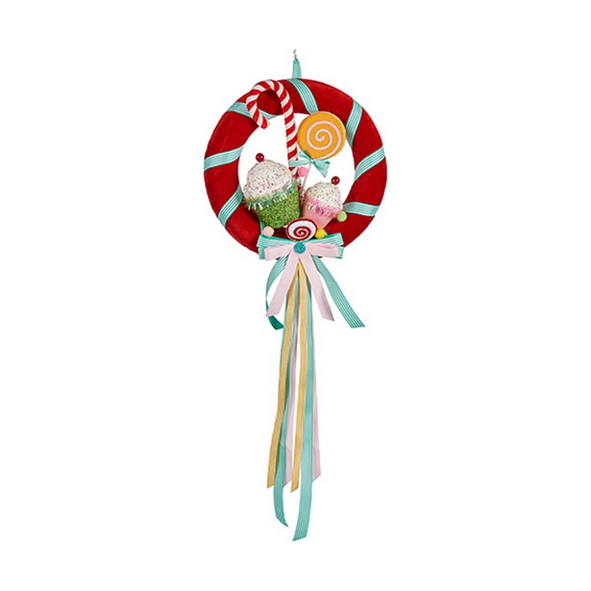 Krist+ Christmas Wreath 64814936 Multicolor Synthetic 40 x 12 x 42 cm