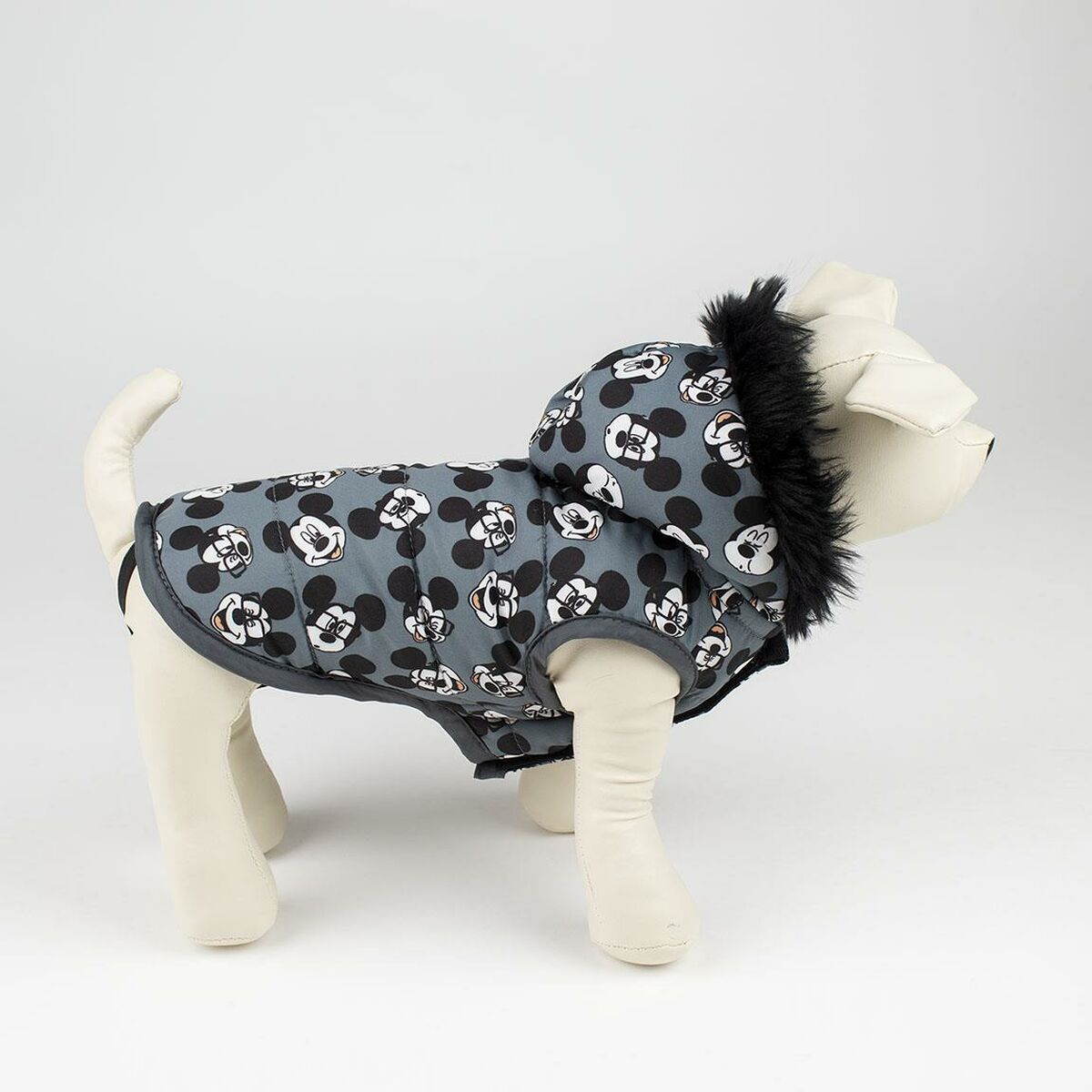 Mickey Mouse Gray Dog Coat