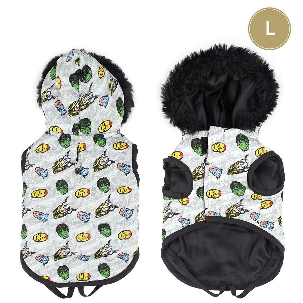 The Avengers Dog Coat L Gray