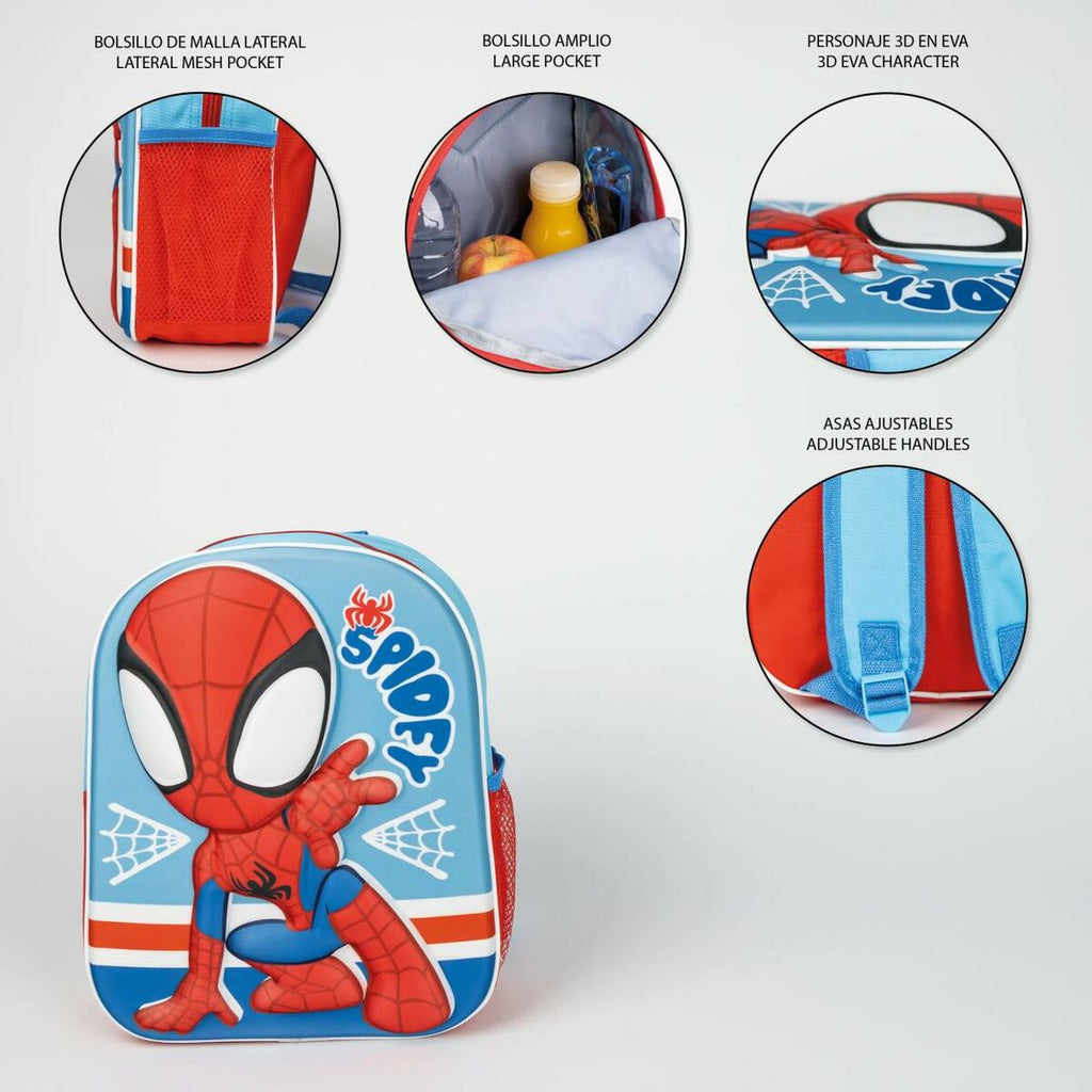 Spidey 3D Kids Backpack - Blue