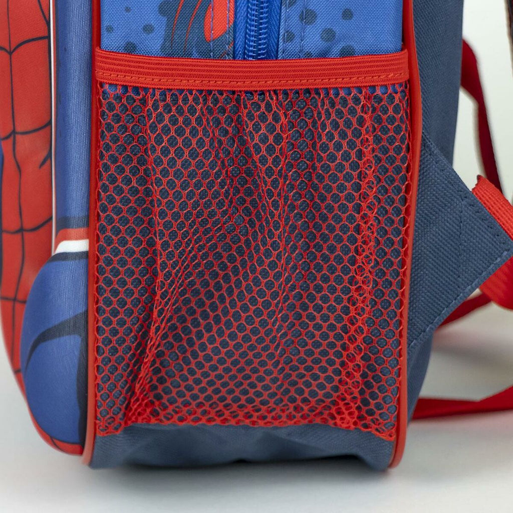 Mochila escolar azul Spider-Man 25 x 31 x 10 cm