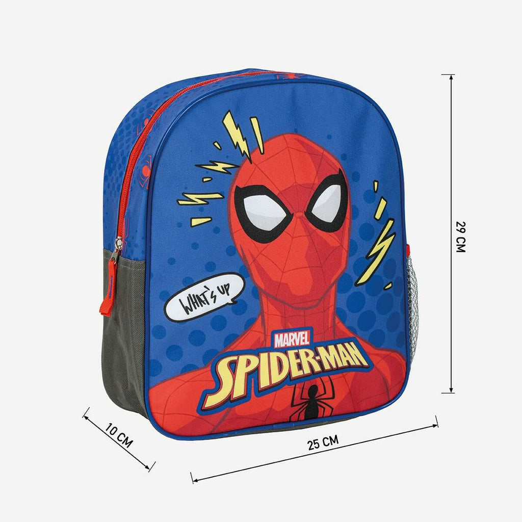 Mochila Escolar Spider-Man Azul 8,0 x 30,0 x 25,0 cm