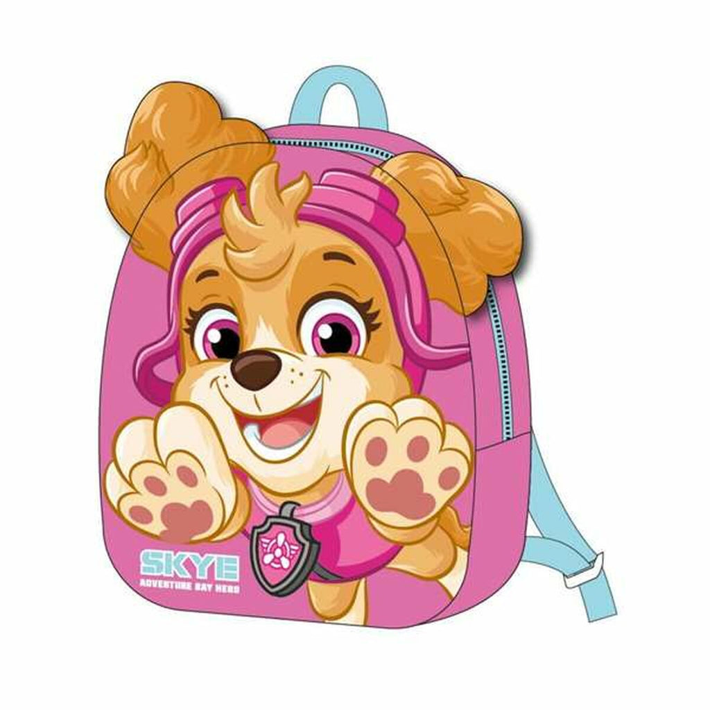 Mochila escolar rosa de la Patrulla Canina