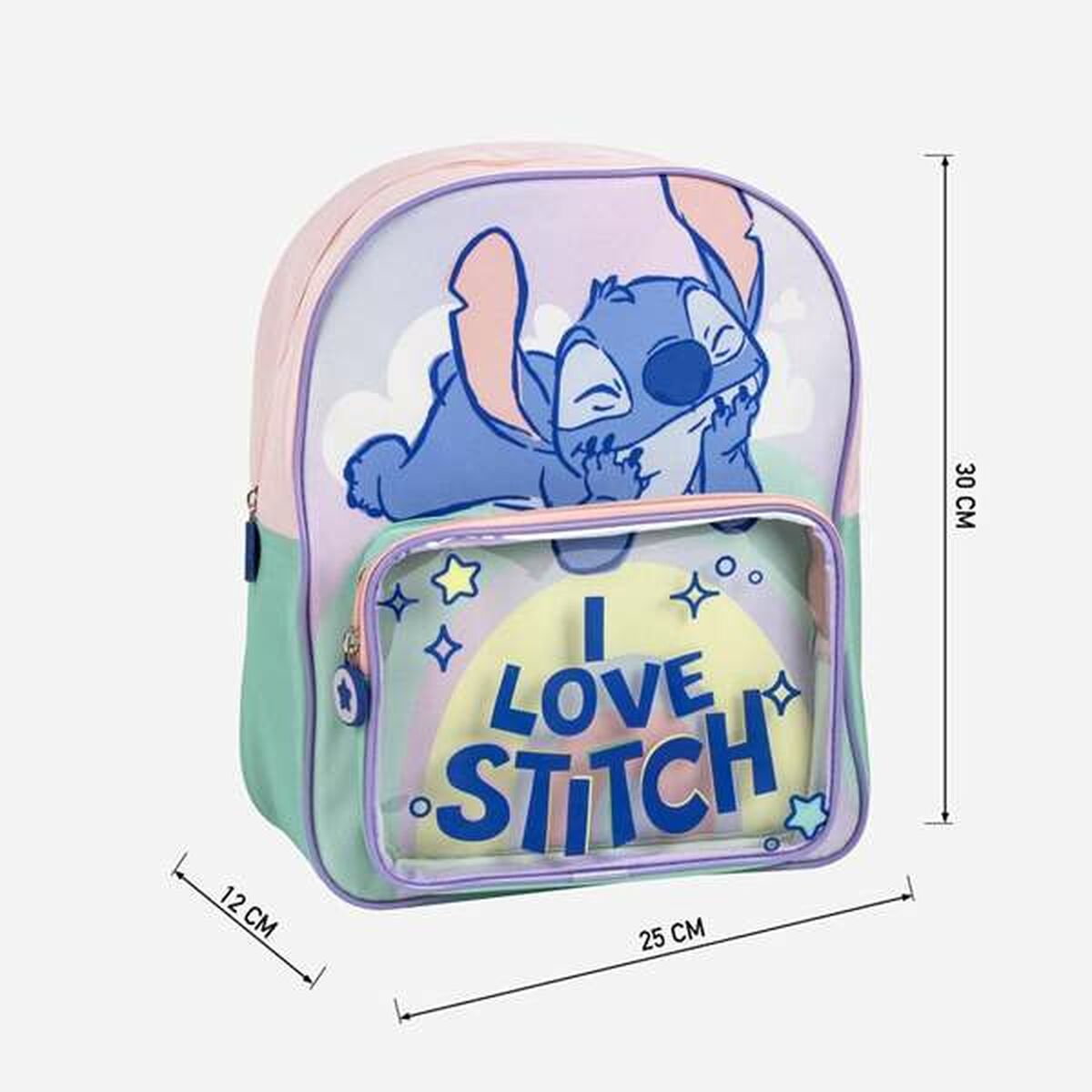 Stitch Lilac School Backpack