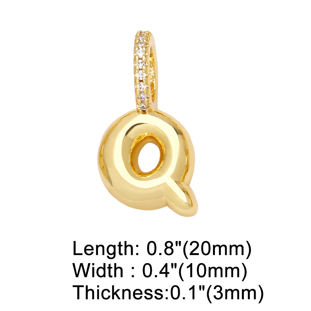 Pulseira com Pendente de 26 Letras