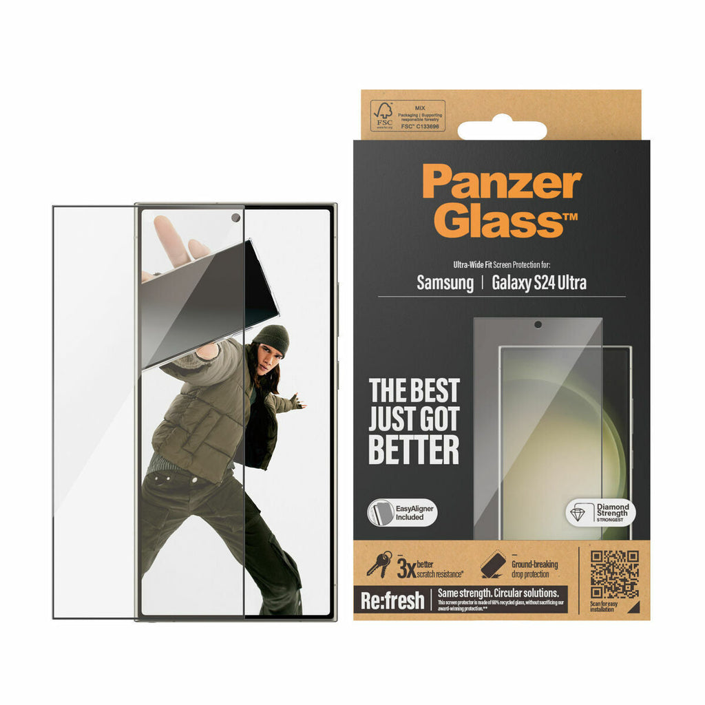 Protector de pantalla Panzer Glass 7352 para Samsung Galaxy S24 Ultra