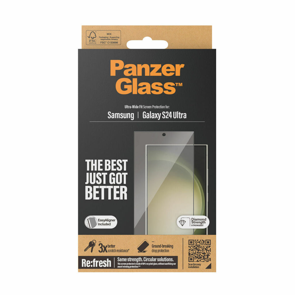 Protector de pantalla Panzer Glass 7352 para Samsung Galaxy S24 Ultra
