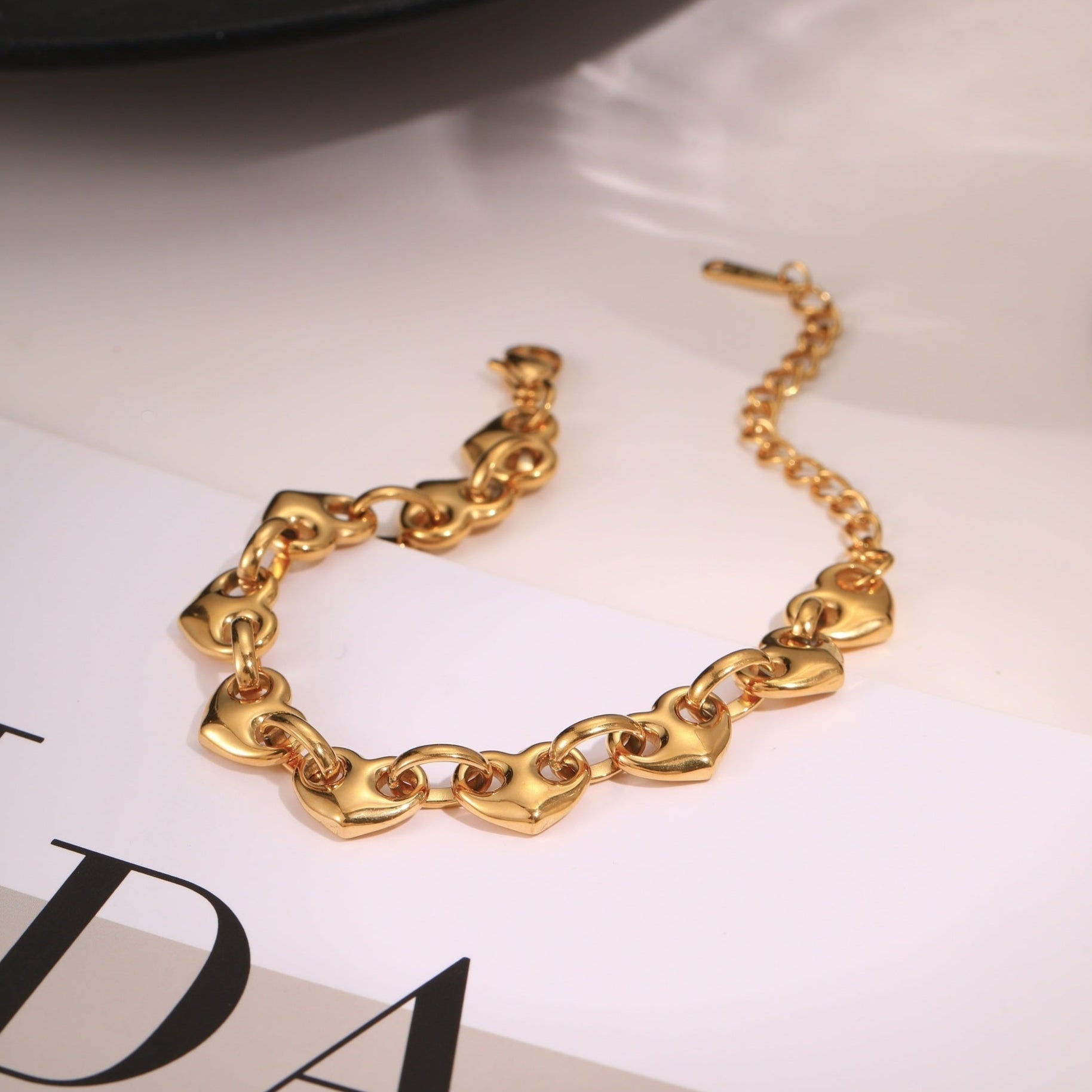 Heart Bracelet in Stainless Steel