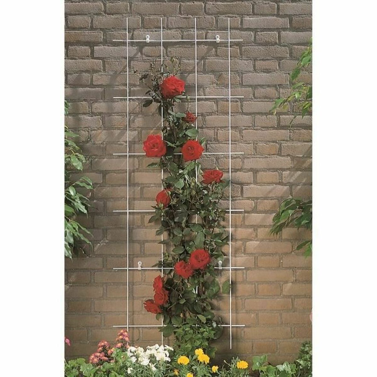 Cerca de Jardim Nature Verde Aço Galvanizado 42,5 x 145 cm