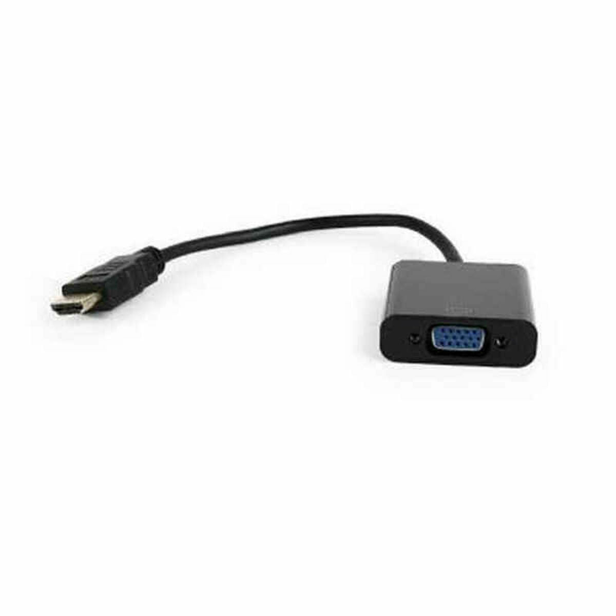 Adaptador HDMI para VGA GEMBIRD A-HDMI-VGA-04 Preto 15 cm