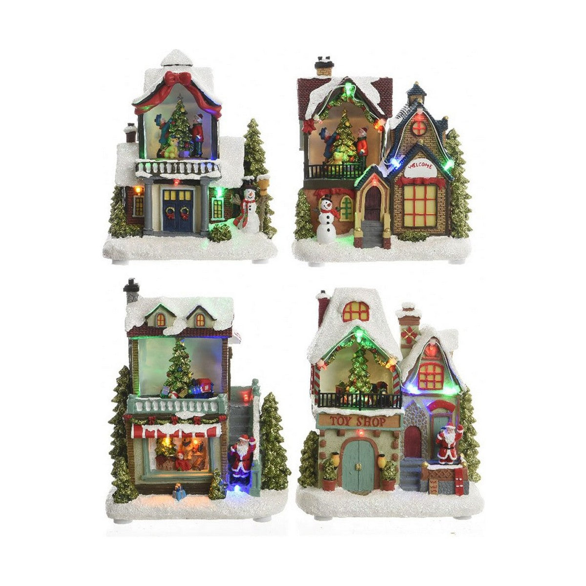 Christmas Ornament Lumineo Natal 14 x 9 x 20 cm (3 Units)
