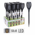 Estaca solar de jardim Progarden Preto Polipropileno Ø 10 x 58 cm Solar Efeito Chama