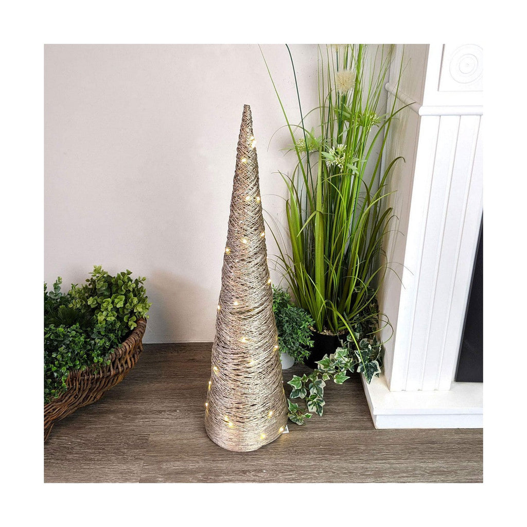 Warm White Gold Christmas Tree Ø 20 X 80 CM (3 Units)
