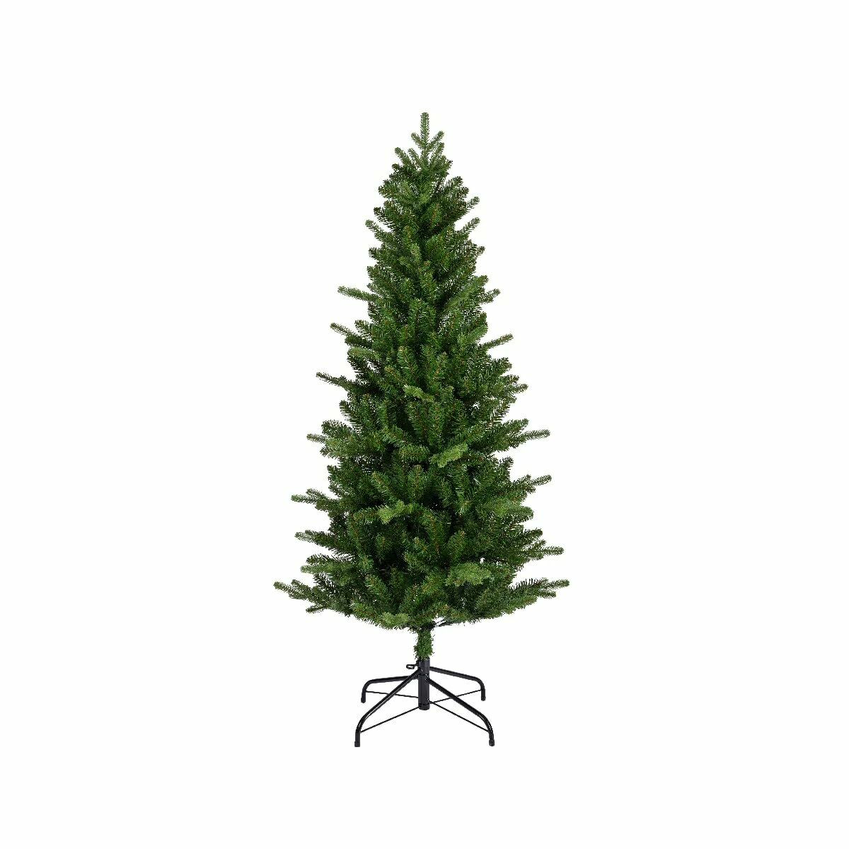 Everlands Christmas Tree, Green PVC Metal Polystyrene Fir Wood, Ø 83 x 150 cm