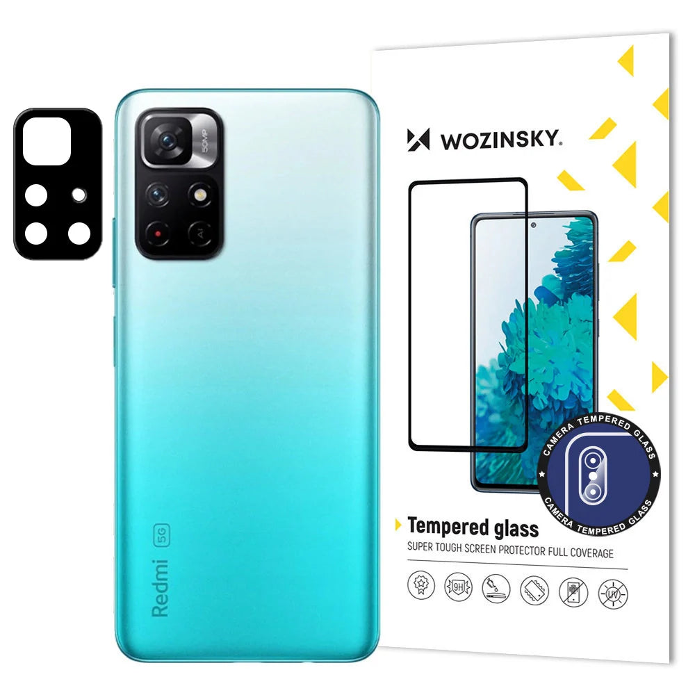 Protector de pantalla de vidrio templado Wozinsky 9H para cámara Xiaomi Redmi Note 11 - Transparente / Protección total / Alta resistencia