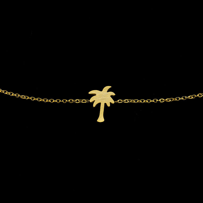 Palm Tree Bracelet in Stainless Steel