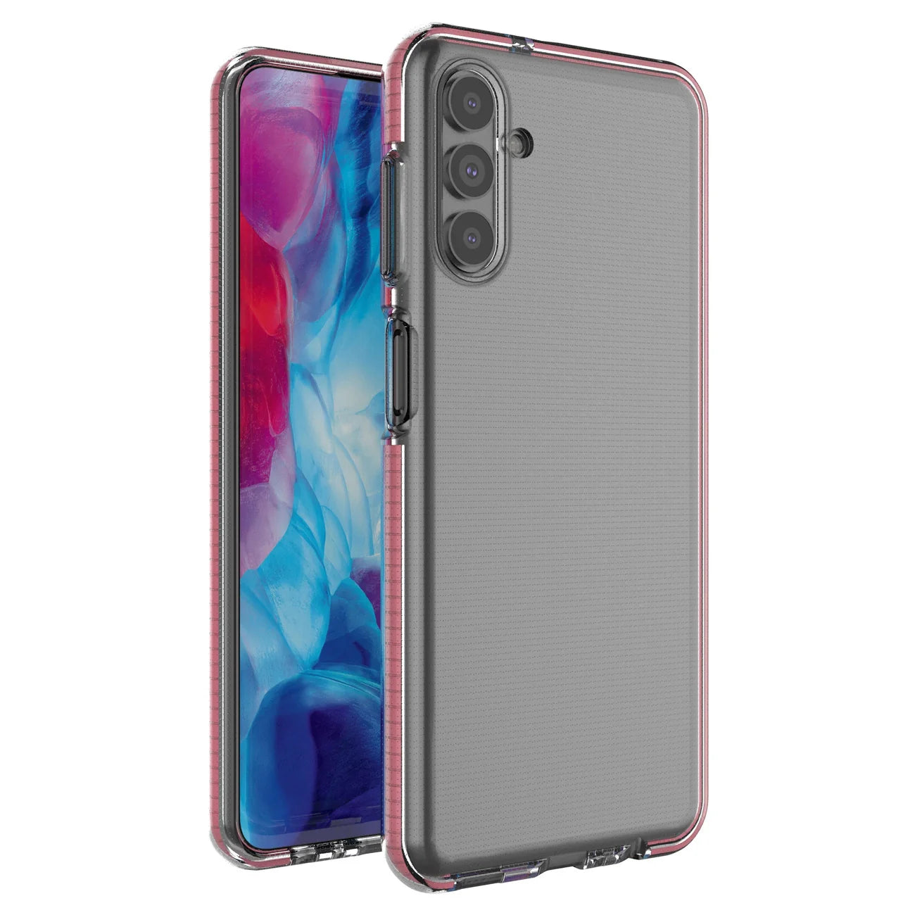 Funda de TPU con marco rosa para Samsung Galaxy A13 5G