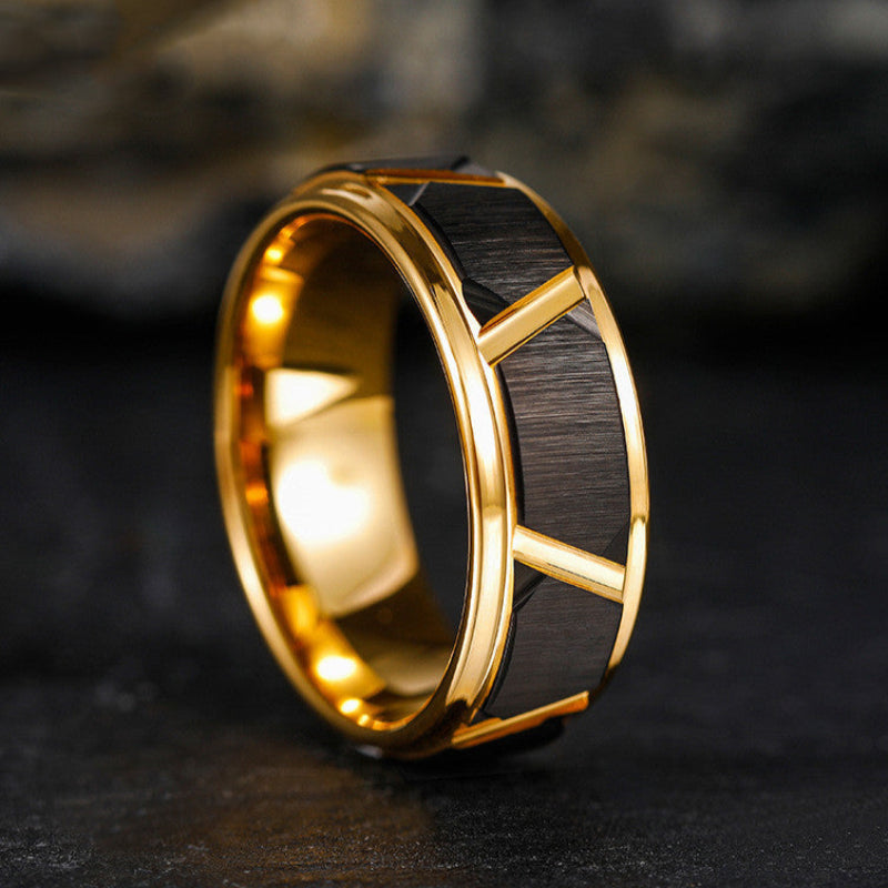 Anel em Aço de Tungsténio