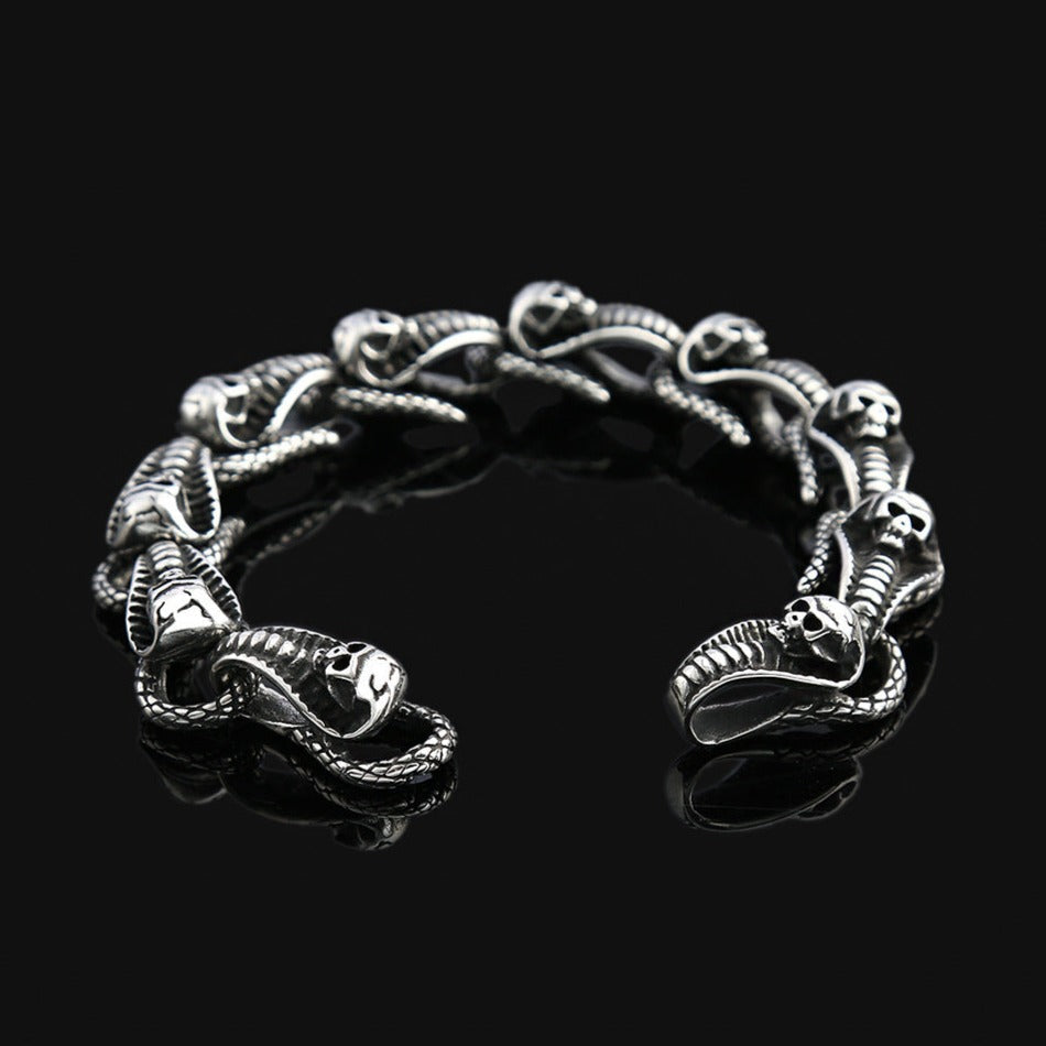 Stainless Steel Skull Bracelet