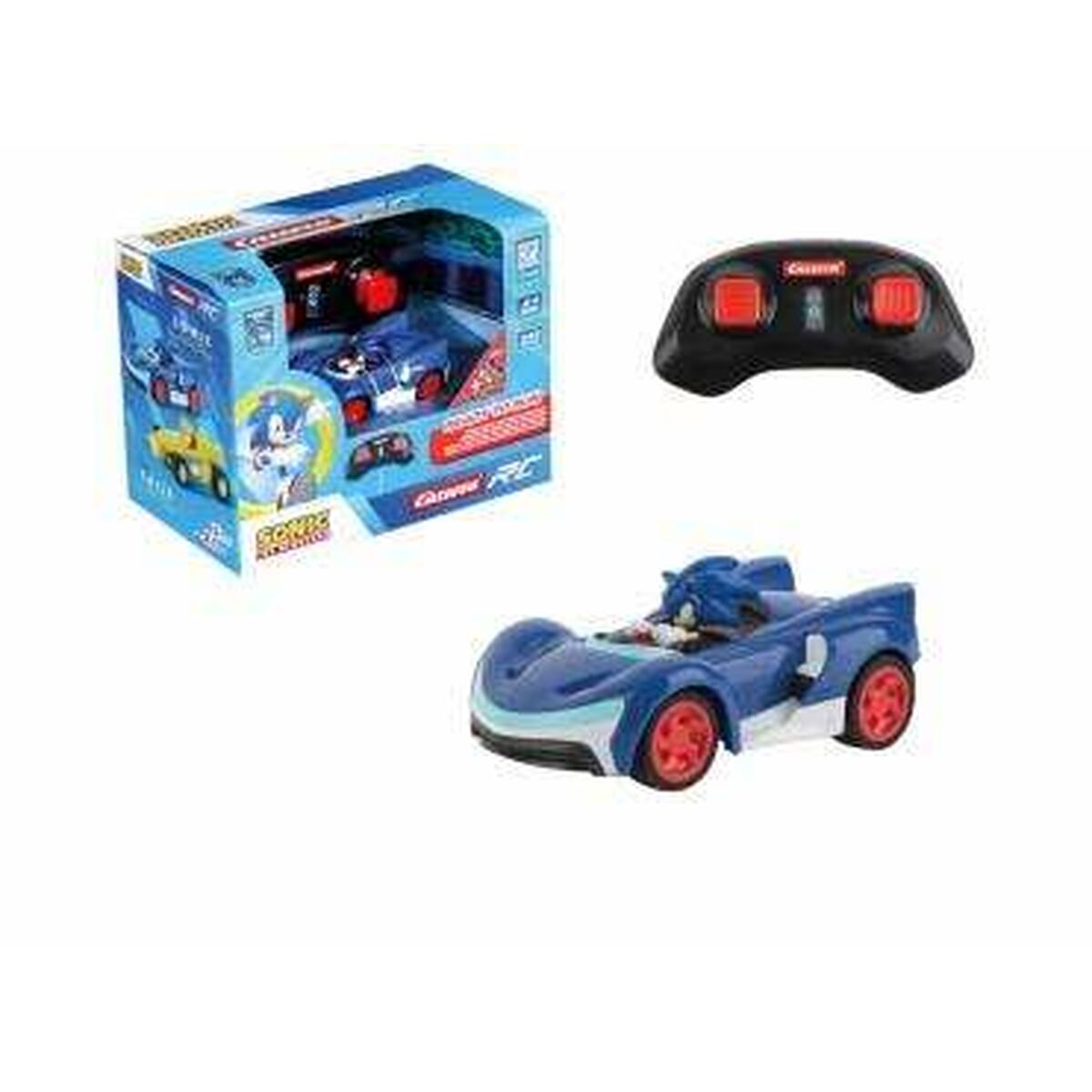 Coche radiocontrolado Sonic 1:43 Multicolor