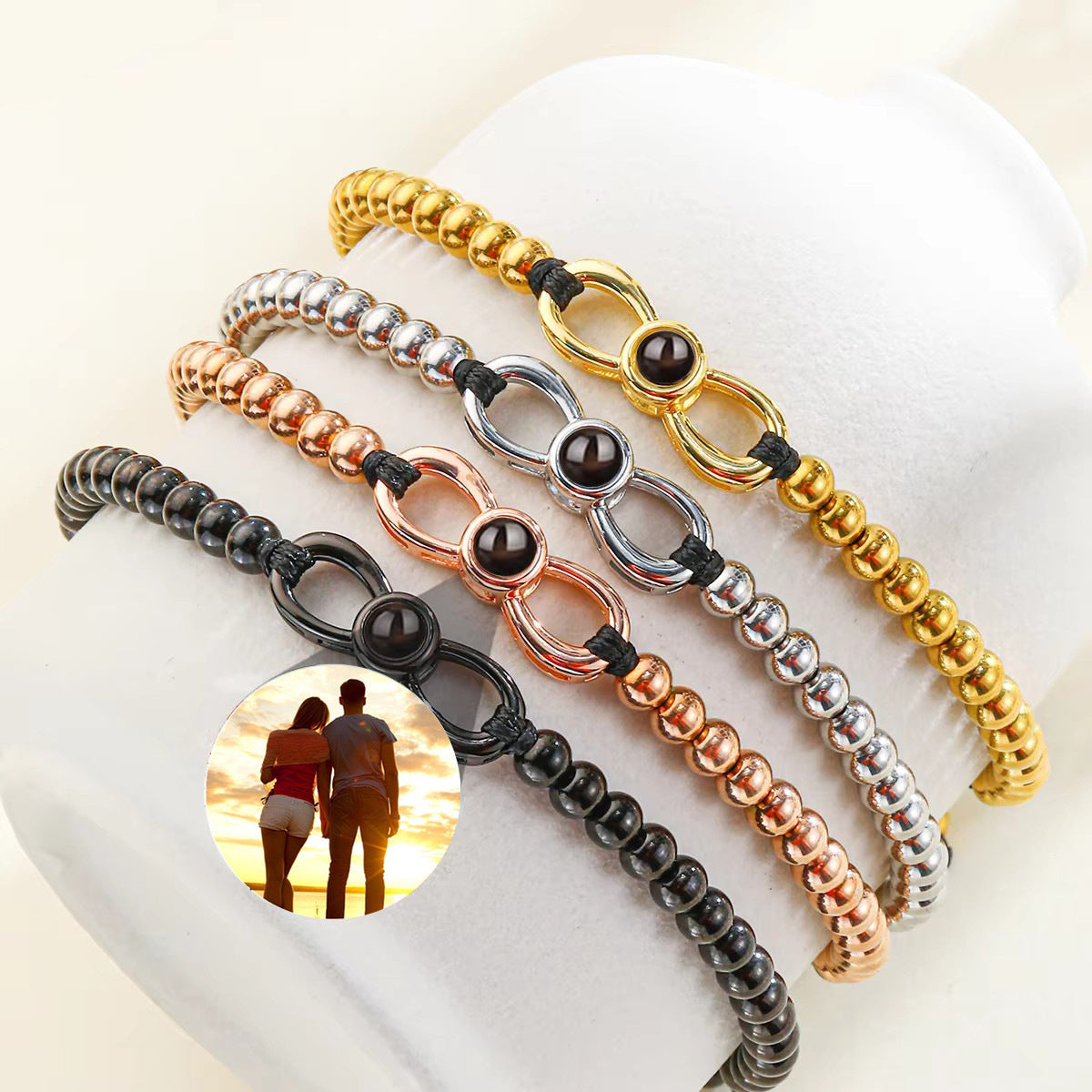 Pulseira Personalizada com Projeção Infinito